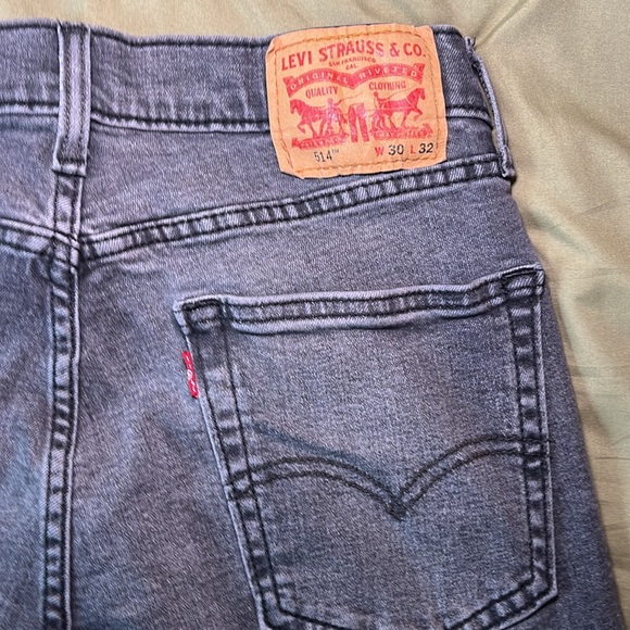 29x 30 Asphalt Slim Straight Stretch Mens Levi’s 514 Jeans/ Denim - Picture 5 of 7